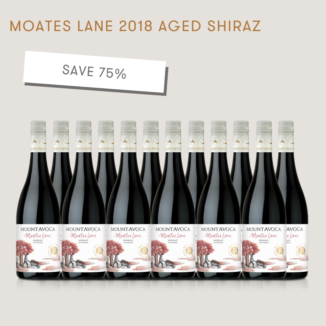 MOATES LANE 2018 AGED Shiraz Dozen